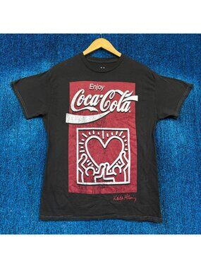 Keith Haring x Coca Cola Graphic T-Shirt Size Medium